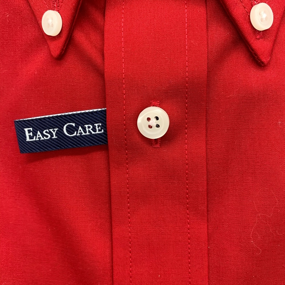 Croft & Barrow Red Easy Care Classic Dress Shirt - Picture 4 of 5
